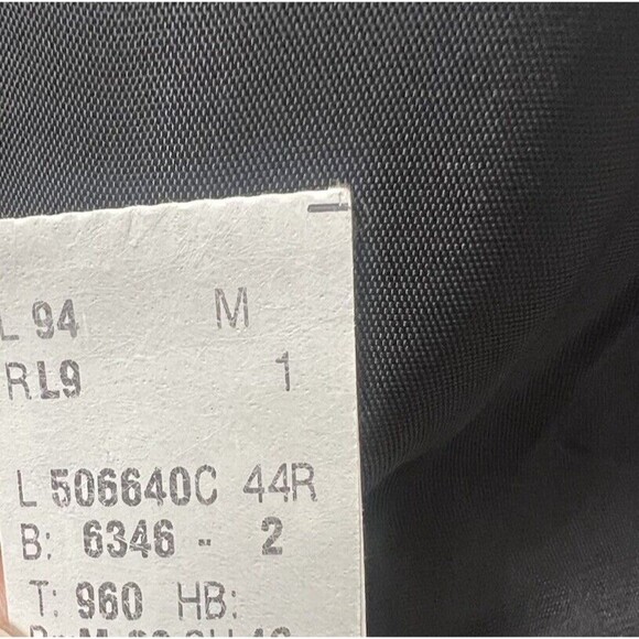 Ralph Lauren Camel Hair Coat 44R Black Jacket Blazer Sports Coat Preppy Classic - Picture 11 of 16